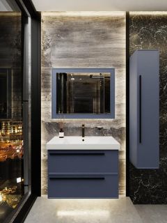 Тумба под раковину La Fenice Elba FNC-01-ELB-BG-90-2 синяя матовая 90 см